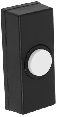 Artibetter Retro Doorbell Button Wall Mounted Bell for Home Bell Button Replacement No Drill Mount Switch Outside in Vintage Style