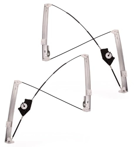 LST Elektrischer Fensterheber (2er Set) ohne Motor vorne links und rechts | Kompatibel mit Audi A4 Avant 8E 2000-2013 Seat Exeo 3R2 4/5 Türer 2008-2013, Fensterführung, Fensterhebermechanismus