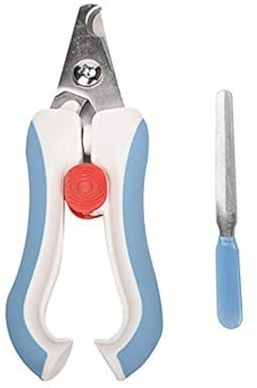 OMEM Bird Nail Clippers with Grinding Nail Scissors Tool Pet Parrot Claw Care (Blue,L)