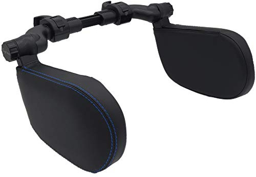 Easy Travel ergonomisches Auto Reisekopfkissen - Zubehör Kopfhalterung/Nackenkissen/Nackenstütze zum nachrüsten, ideale Schlafposition, verstellbare Kopfstützenhalterung für Kinder & Erwachsene