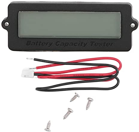 Capacità della Batteria Indicatore di Tensione Misuratore di Monitoraggio della Batteria Indicatore di Livello della Batteria Monitor Voltmetro Digitale Amperometro (9 corde)