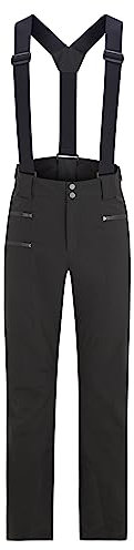Ziener Herren TRONADOR Ski-Hose/Schnee-Hose | wasserdicht, Träger, PFC frei, Black, 56
