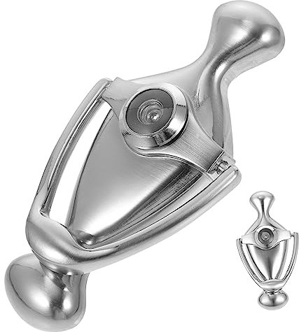 jojofuny 304 Stainless Steel Door Knocker with Peephole Knocker with for Home Security