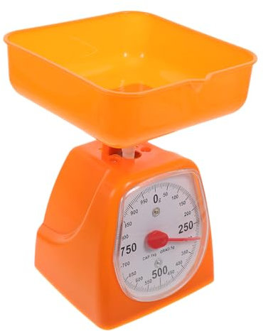 MUCKLILY Analoge Küchenwaage Aus Robustem Mechanische Waage Mit Rutschfester Plattform Präzise Labor Küchenwaage Für Portionierung Und Schülerversuche Vielseitig Und Langlebig
