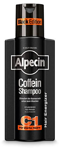Alpecin Coffein-Shampoo C1 Black Edition - 1 x 250 ml - mit neuem Duft | Natürliches Haarwachstum für Männer | Energie für kräftiges Haar | Haarpflege für Männer - Made in Germany