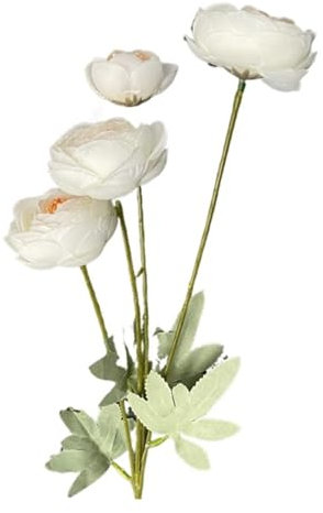 Künstliche Ranunkeln, künstliche Pfingstrosen, Ranunkel, Seidenblumen, 24 Köpfe, rosa Blumen, Kombi, Champagner, Kunstblumen, 78,7 cm, künstliche Blumenarrangements, Hochzeitsdekorationen für Zuhause,