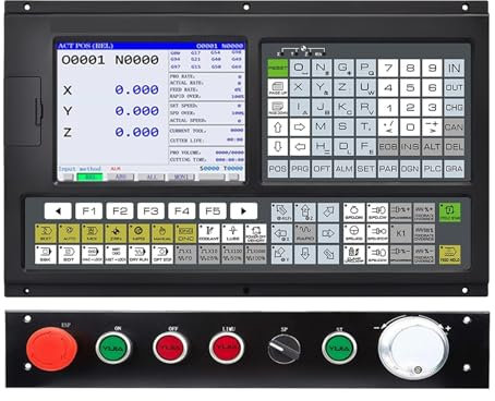 Contrôleur de fraiseuse CNC 3 Axes avec Fonctions de Programme A+T+C, P+L+C, Macro similaires au Panneau de contrôleur CNC G+S+K(B Panel)
