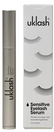 UKLASH | Sensitive Eyelash Serum | UK's #1 Rated Lash Serums for Fuller Lashes, Peptide Based, Vegan Friendly Designed for Sensitive Eyes