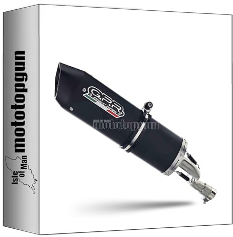scarico completo gpr racing open alluminio nero furore, db-killer incluso, scom.82.1.race.fune compatibile con honda sh 125 ie 2005 2006 2007 2008 2009 2010 2011 2012 mototopgun