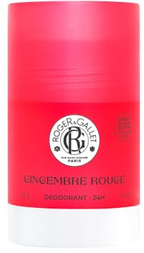 Roger&Gallet – Déodorant Stick Gingembre Rouge 50g – Protection 24h – 95% d’Ingrédients Naturels
