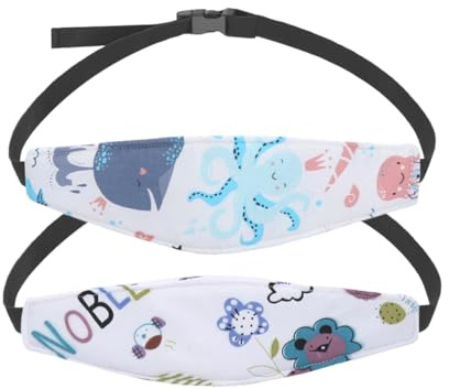 CATOR Reposacabezas para asiento de coche CATOR, paquete de 2, reposacabezas para niños, uso en coche, ajustable, apto para asientos de coche, reposacabezas, protección para cuello y hombros