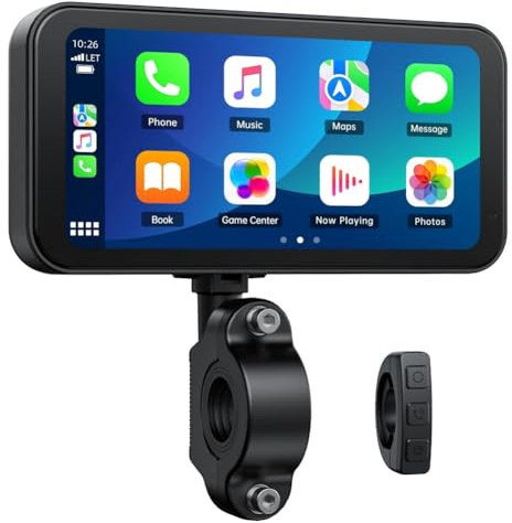 Wouueso Écran Carplay de moto sans CarPlay & Android Navigation GPS