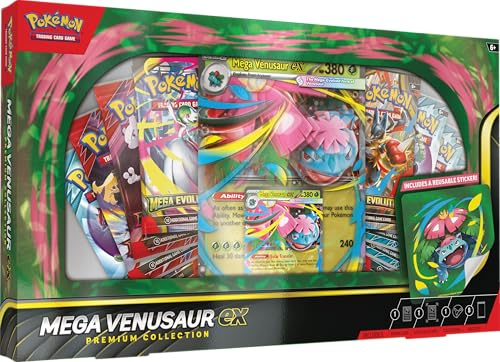 Pokémon TCG: Mega Venusaur ex Premium Collection Box, Booster Pack (8)