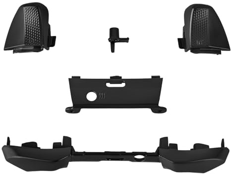Csvrzuwo LB RB Bumper Button Replacement Kit for Elite 2 Controller, Elite Series 2 Controller Accessories LT RT Trigger Buttons Repair Parts Black