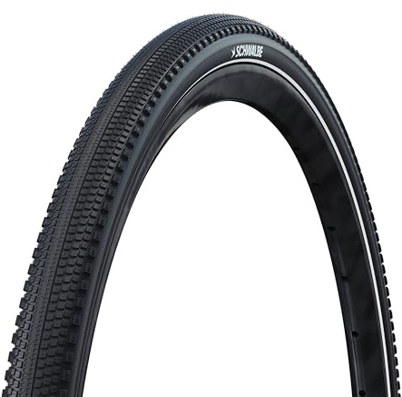 Schwalbe Fahrradreifen G-ONE Comp Plus – Gravel Reifen 28 Zoll für Urban-Gravelbikes - mit PunctureGuard Pannenschutz, Reflexstreifen & Green Compound