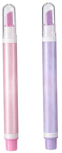 2er Pack Nagelhautstift mit Öl, Keramik Nagelhautstift für sanfte Nagelpflege, Nagelhautentferner mit Rosen und Lavendelduft zur Pflege und Glättung der Nagelränder, Nagelhautschieber, P