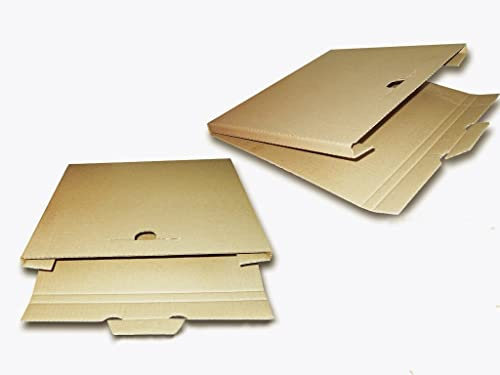 50 LP Versand Kartons 325x325x20 mm für 3-6 Vinyl Schallplatten 12 inch dimapax