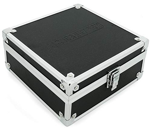 AR Carry Box® Kleine Alubox Alukoffer Aluminium Koffer Werkzeugkoffer leer 200x200x90mm Alu/Schwarz