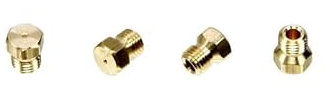 Kit injecteurs gaz butane 900259 pour Cuisinière AYA, ESCO, LISTO, OCEANIC, VALBERG, TABLE GAZ LISTO TGV L41N