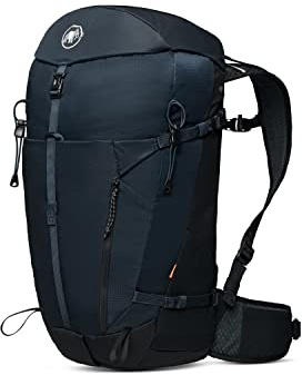 Mammut Lithium 30 Women | Outdoor Rucksack für Damen, Wanderrucksack mit Regenschutz, Kletterrucksack mit Hüftgurt und Rückenbelüftung, Sportlich, Wasserabweisend | Marine-Black, 30l