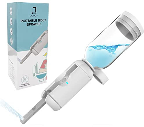 Reise-Bidetflasche, tragbares Bidet-Sprühgerät, Hand-Bidet, 500 ml für die persönliche Hygienepflege, extra lange Spitzdüse, Spray für Frauen, Babys und ältere Menschen