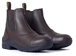 HORZE Bottines Jodhpurs PU pour l'hiver Idaho, Femme, Marron, 39