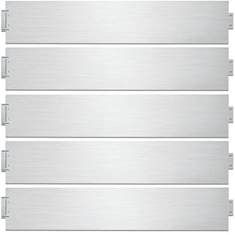 Tubiaz Bordo per prato in metallo zincato, 5 m, 10 m, 15 m, 20 m, 25 m, 30 m, 35 m, 40 m, 45 m, 50 m, 100 x 15 cm, per aiuole, in metallo, per palizzate, diverse lunghezze, lunghezza 10 m