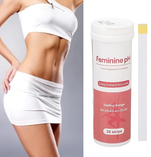 Tira de Prueba de PH Femenino Monitor de Resultados Precisos Salud Vaginal Tiras de Prueba de PH de Salud Vaginal Prueba de PH Femenina Acidez Precisa Alcalinidad Salud Vaginal (50 pcs)