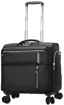 GOTYKE Laptop Trolley Business Rolling Laptop Case Laptoptasche mit Rollen Bis zu Laptop wasserdichte Aktentasche für Reisen/Schule/Männer/Frauen(7,41 * 19 * 39CM)
