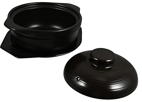 Cabilock Ceramic Pot for Stew and Soup Pot Lid for Household Cooking and Hotel Use