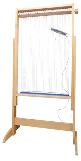 Generisch Webrahmen aus Holz, 56 x 125 cm, Höhenverstellbares Standmodell