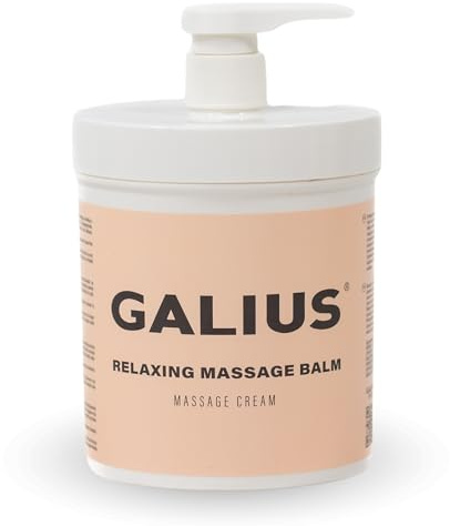 GALIUS - Bálsamo Relajante para Masaje con Ingredientes Naturales - Hidratación Profunda para Fisioterapia y Masajes Relajantes - Ideal para Todo Tipo de Masajes - 1kg