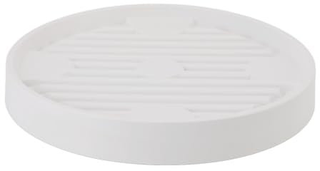 Caddy de Paletas de Planta con 5 Ruedas Ocultas, Parada de Resina Dolly para Mover Macizas de Flores Pesadas, Uso en Interiores Al Aire Libre para Macetas de Jardín, Control (ID 31.5cm / 12.4in)