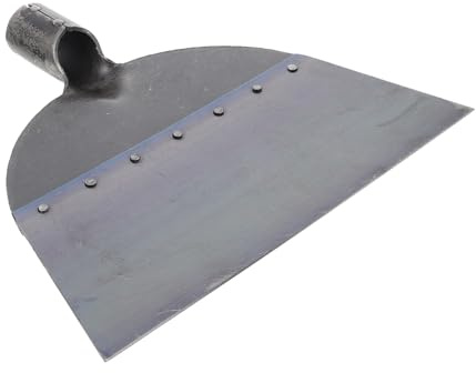 PartyKindom Pelle De Nettoyage Multifonction en Acier 30 Cm pour Volaille, Outil à Main Léger Et Solide pour Entretien D’élevage Et Nettoyage De Sols Extérieurs
