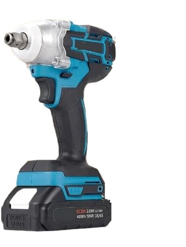 Llave De Impacto Eléctrica Sin Escobillas De 520Nm, Taladro Manual Inalámbrico De Doble Uso, Herramienta Eléctrica De Reparación De Automóviles For Batería De 18V, 1/2 Alto Par(1PCS 3.0Ah Battery)