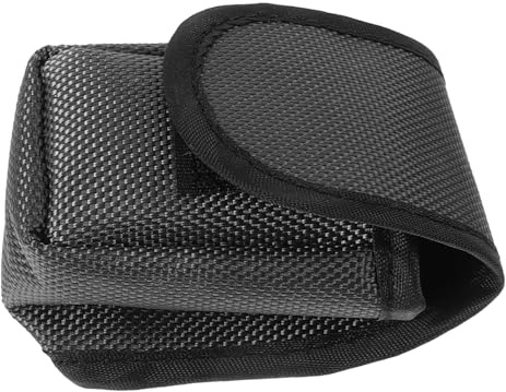 TOYANDONA Schwarze Organizer Tasche aus Polyester für Blutdruck und Blutoxymeter mit Stoßdämpfender und Kompressionsbeständiger Funktion für Unterwegs und Reisen