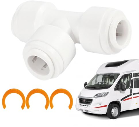 demaxiyad Adattatore per tubo di scarico per camper auto e veicoli ricreativi | Raccordo universale per tubo da 12,7 mm - Connessione fogna universale per camper | per il collegamento