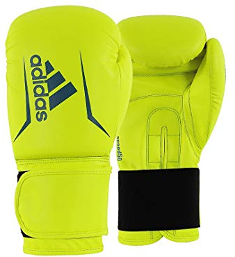 adidas Unisex Speed 50 - Gelb/ Blau 14 Oz; Adisbg50 Boxhandschuhe, gelb/blau, oz EU