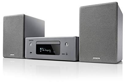 Denon N-10GY Mini impianto audio domestico Grigio 130 W