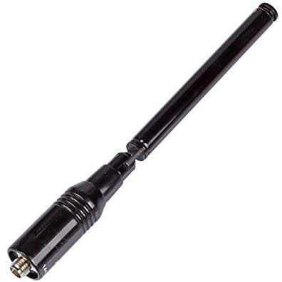 Antena de repuesto NAGOYA NA-774 SMA-F SMA-M telescópica de doble banda UHF y VHF