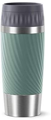 Tefal Travel Mug Easy Twist | 100% auslaufsicherer Thermobecher | 360°-Trinken | Quick Press Verschluss | leicht zu öffnende Komfortschraube | Rutschfester Boden | Spülmaschinenfest | BPA Frei |