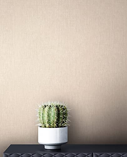 Newroom carta da parati Beige Tinta Unita Tessuto non Tessuto - Uni Tessile Struttura Moderna