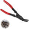 Pinze a Scatto per Rivetti in Plastica per Auto,Rivettatori in Plastica,Pinza a Clip,Estrattori per Rivetti,Pinze a Fibbia,Pinza a Pressione,Strumento Pratico per Rimuovere i Rivetti,Perfetti per Auto