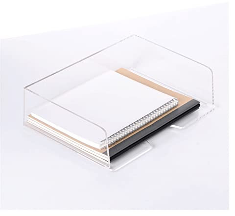 GRFIT Schreibtisch Briefablage Dokumentenablage Vergrößerter Dateibox Transparente Acryl-Mehrschicht-Großraum-Speicher-Rack-Büro-Desktop-Datei-Speicher-Schrank-Rack Dokumentenablage (Color : 1)