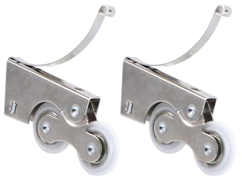 2 Pièces Roulette Porte Coulissante Roulette Placard Pour Portes D'armoires Encastrées Vitrines Remplacement De Pour Armoire Vitrines Remplacement Rouleau