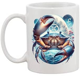 Tazza con segno zodiacale del cancro con caratteristiche forti