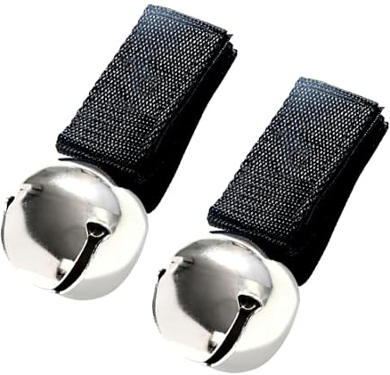 Magnetic Bear Bell, 2 Stuck Laute Bärenglocke mit magnetischem Schalldämpfer, Notglocke Ortungsglocke für Hund, Pferd, Überleben, Radfahren, Camping, Wandern, Jagen, Outdoor-Sport