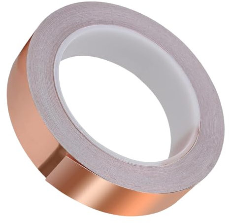Nastro di rame conduttivo - Nastro di schermatura, foglio di alluminio di rame | Nastro adesivo conduttivo monofacciale, nastro di temperatura in foglio di vetro colorato, nastro in foglio di scatola