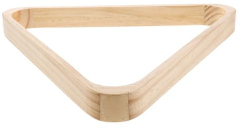 KICHOUSE Triangle Pool Rack Billiard Ball Triangle Rack Wooden Light for Miniature Billiards Accessories