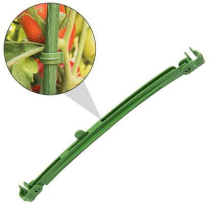 Kisangel 12pièces Lot de Tuteurs pour Tomates Treillis pour Légumes Accessoires De Jardin Durables